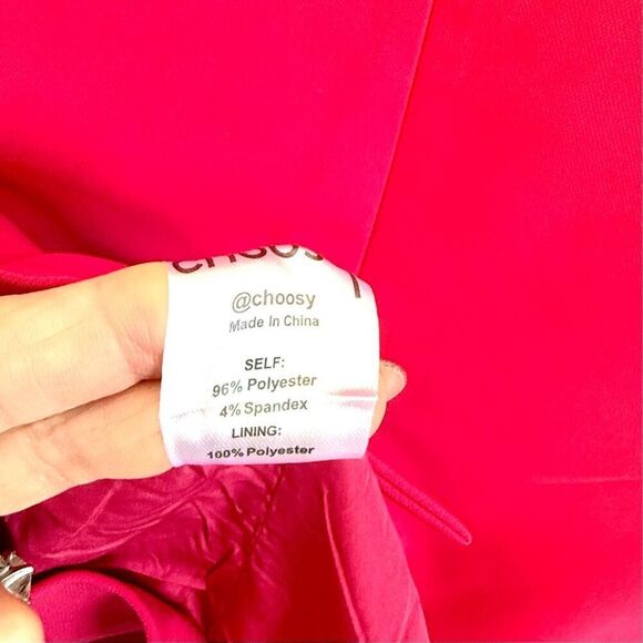 NWT Choosy brand blazer in magenta. Size 12 - Picture 9 of 9